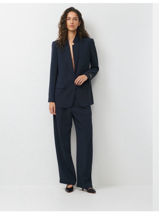 Wilfred Jackets & Blazers - Wilfred Navy Single-Button Notched Blazer